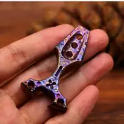 Outdoor Handmade Titanium Pry Bar Crowbar Bottle Opener Pocket Multi EDC Tool