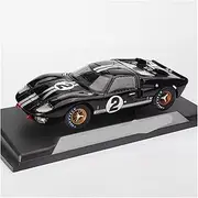Die Casting 1/18 for Ford GT-40 MK II #2 1966 Alloy Car Model Simulation Fully Open Door Miniature Vehicle Model Decoration Presents Ornaments
