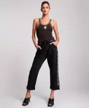 ONE TEASPOON WORN BLACK SAFARI JEANS HIGH WAIST RELAXED JEANS 28 NWT