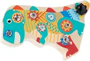 ERINGOGO 1 Set Dinosaur Screwdriver Board Interactive Accessory for Creative Play Enhances Hand Eye Coordination Problem Solving Skills Safe Educational Fun