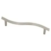 5" Fusilli Angular Pull Satin Nickel