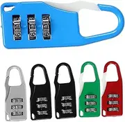 KONTONTY Multi-Functional Suitcase Locks: Fixed Luggage Padlocks Combination Password