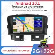 7" Android 10.1 Stereo Radio Head Unit GPS WIFI 2+32G For Chevrolet Cruze 09-14