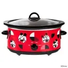 Uncanny Brands Mickey Mouse and Minnie Mouse 5-Quart Slow Cooker