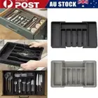 Cutlery Drawer Organizer Expandable Utensil Tray Adjustable Kitchen Storage Rack