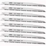 Reciprocating Saw Blade for Wood Pruning 5-TPI Saw Zall Pruning Blade 9 10 Pc