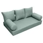 |SLIPCOVER ONLY|S3 Daybed Mattress Bolster Backrest Covers Knife Edge Twin AD002