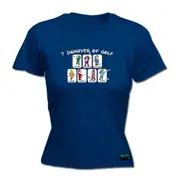 7 Dwarves Of Golf oob - Funny Novelty Womens T-Shirt T Shirt Tshirt