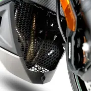 R&G Racing Black Pro Downpipe Grill For 2024-2024 Kawasaki Ninja 1000SX ZX1000