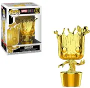 Funko Pop! Vinyl: Marvel Groot Gold Chrome #378 With Protector
