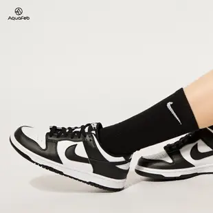 Nike Dunk Low GS 大童 白黑 熊貓 經典 簡約 皮革 運動 滑板 休閒鞋 CW1590-100
