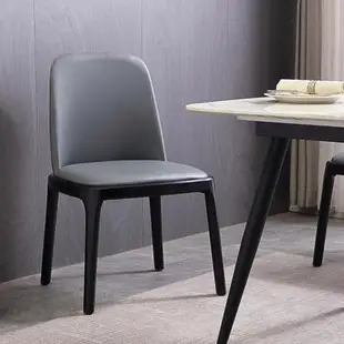 北歐餐椅現代簡約靠背椅子實木餐廳休閑咖啡椅洽談ins網紅椅