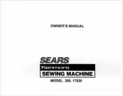 Sears Kenmore 385 ZIG ZAG Owners Instruction Manual Sewing Machine Book Booklet