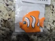 Building Blocks Fish Clown Fish Orange, Black And White