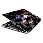Skin Wrap for MacBook Pro 15 inch Retina, Military Rifle America Flag