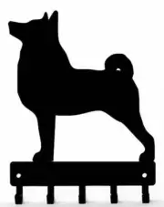 Norwegian Buhund Dog Key Rack/ Leash Hanger