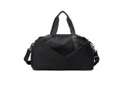 Elosung Black Stylish Gym Travel Bag With Shoe Compartment Lightweight And Durable Design Gym Bags