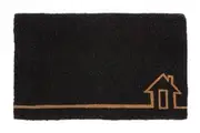 45x75 cm Ghar Black 100% Coir Doormat