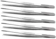 5/PK Stainless Steel Feeding Tongs Reptile Feeding Tweezers Long Handle Feeder
