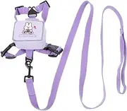 Alipis Pet Backpack Harness with Leash - Cartoon Cat Backpack Leash Dog Vest-Type Backpack for Small Dogs & Cats 1.5-3.5kg