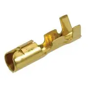 Narva Non Insulated Brass Female Terminal - 100 Pack, 5mm, Bullet