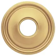 Baldwin 5123033 Estate Solid Brass Rosette Pair