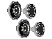 1970-71 Torino Radio Knob Set Fairlane Falcon Montego Mercury New (for: Ford)