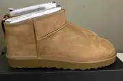 UGG CLASSIC ULTRA MINI 1137391 SIZE 12 CHESTNUT MEN'S BOOTS AUTHENTIC BRAND NEW