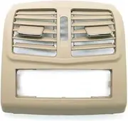 Car Rear Center Console Fresh Flow Air Conditioning Outlet Vent Grille Grill Cover Compatible For Mercedes Benz W212 E Class 2009-2011(Beige)