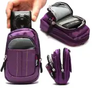 Navitech Purple Camera Case For Pentax Q10 Mirrorless Digital Camera