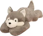Weighted Stuffed Animals, 29.5" 6.2lbs Weighted Husky Stuffed Animal Toy Cute Huskies Plush Pillow Weighted Plush Animals Toy
