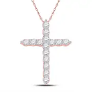 1/2CT-Diamond CROSS PENDANT