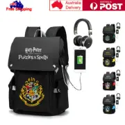 Harry Potter Hogwarts Backpack Student School Bag Girls Boys Shoulder Bag Gift
