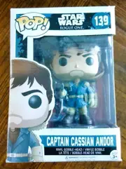 FUNKO POP -STAR WARS Rogue One CAPTAIN CASSIAN ANDOR #139 Bobble Head Figure-New