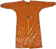 Waterproof Work Clothes Elastic Hood Suit Elastic Smock Clear Apron Waterproof Apron Heavy Duty Suspender Acid-resistant Smock Apron Black Vinyl Apron Waterproof Aprons Yellow Pvc