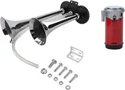 12v 150db Super Loud Dual Trumpet Air Horn Compressor Car Boat Truck Lorry