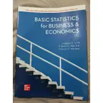 BASIC STATISTICS FOR BUSINESS & ECONOMICS 10E 📑原文書||全新||可議價