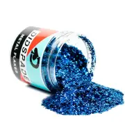 6oz Royal Flush 0.025 Blue Metal Flake - Solvent Resistant Glitter