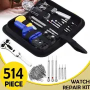 Watch Repair Tool Kit 514X Watchmaker Back Case Opener Spring Pin Bars Remover