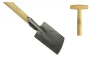 DeWit 3092 - 110mm Hand Spade (800mm Ash Wood T-Handle)
