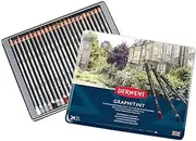 Derwent Graphitint Tinted Graphite Drawing Pencils, Set Of 24, Watersoluble, Professional Quality, 0700803