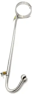 BDSM Stainless Steel Back Spreader Bar with Ball Butt Plug Anal Hook and Collar Restraints Sex Toys for Lovers Women Men Couples Bondage Sm Sex Toys(Mann,3.8cm)