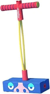 STARTIST Foam Pogo Jumper for Kids Frog Jump Toy Thick Soft Pedal Nonslip Fun and Safe Pogo Stick Indoor/Outdoor Jumping Toys for Teen, Blue Base