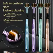 Three-Sided Soft Hair Toothbrush Deeply And Thoroughly To Clean Teeth And Gums