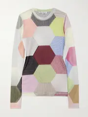 [JW Anderson] JW Anderson - Printed Mesh Top - Multi - x small x small Multi