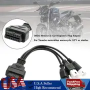 3 pin 4 pin 2in1 OBD2 Diagnostic Adapter Connector For Yamaha Motorcycle