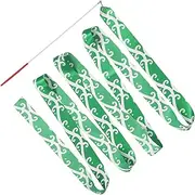 Rhythmic Gymnastics Ribbons Fitness Gymnastics Ribbon Party Ribbon Dance Ribbons for Gymnastics Artistic Dancing Ribbons Gymnastics Streamer Child Decorate Portable Silk Cloth