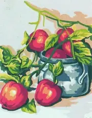 Printed Needlepoint Tapestry Canvas "Still Life" KA55