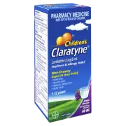 Claratyne Children's Hayfever & Allergy Relief Syrup 60mL Grape 1-12 Years Kids