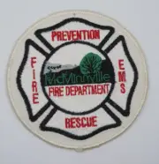 McMinnville Orgeon Fire Department patch